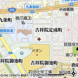 京都府京都市南区吉祥院定成町6-14周辺の地図