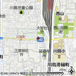 京都府京都市西京区川島北裏町127-3周辺の地図
