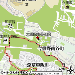 京都府京都市東山区今熊野南谷町3周辺の地図