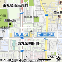 京都府京都市南区東九条明田町31周辺の地図