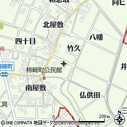 愛知県安城市柿碕町（仏供田）周辺の地図