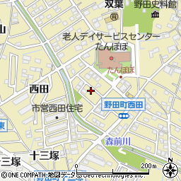 愛知県刈谷市野田町西田78周辺の地図