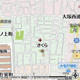 京都府京都市山科区東野南井ノ上町周辺の地図