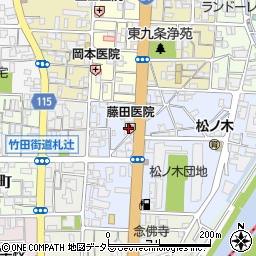 藤田医院周辺の地図