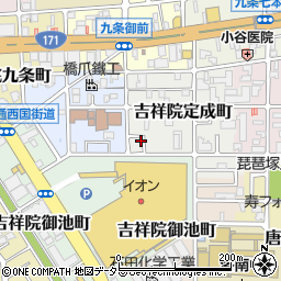 京都府京都市南区吉祥院定成町6-3周辺の地図