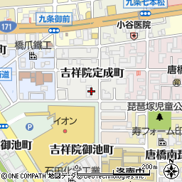 京都府京都市南区吉祥院定成町4周辺の地図