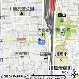 京都府京都市西京区川島北裏町127-10周辺の地図