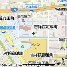 京都府京都市南区吉祥院定成町6-19周辺の地図