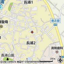 愛知県知多市長浦二丁目50番の2駐車場周辺の地図
