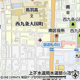 西野産業株式会社　京都営業所周辺の地図