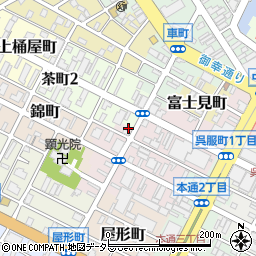 クリーニングの東京商会周辺の地図