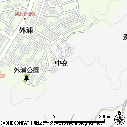 愛知県岡崎市箱柳町中立周辺の地図