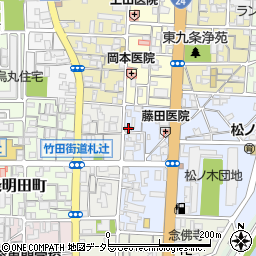 京都府京都市南区東九条東札辻町20周辺の地図