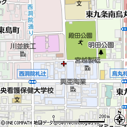 京都府京都市南区東九条西明田町35周辺の地図