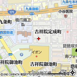 京都府京都市南区吉祥院定成町6-11周辺の地図