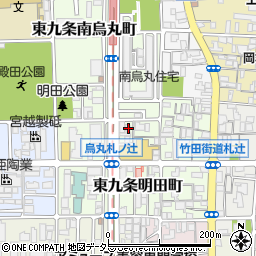 京都府京都市南区東九条明田町24周辺の地図
