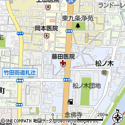 京都府京都市南区東九条東札辻町31周辺の地図