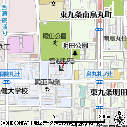 京都府京都市南区東九条西明田町31-2周辺の地図