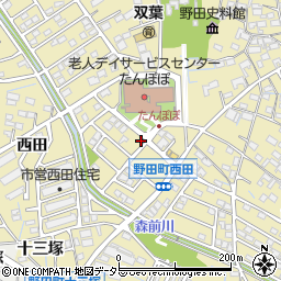 愛知県刈谷市野田町西田78-59周辺の地図