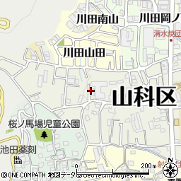 松久宗琳仏所山科工房周辺の地図