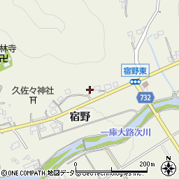 大阪府豊能郡能勢町宿野472周辺の地図