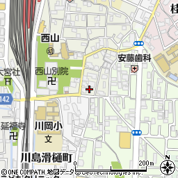 京都府京都市西京区川島北裏町24周辺の地図