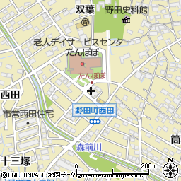 愛知県刈谷市野田町西田78-61周辺の地図