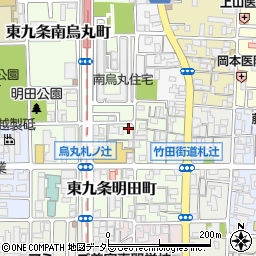 京都府京都市南区東九条明田町33周辺の地図