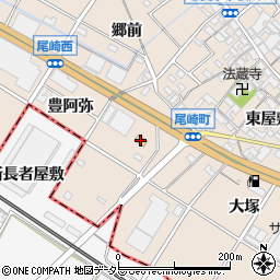 ローソン安城尾崎店周辺の地図