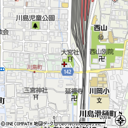 京都府京都市西京区川島北裏町127-5周辺の地図