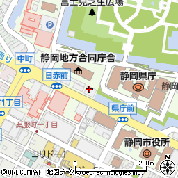 静岡県地域整備センター　静岡県道路公社業務課周辺の地図