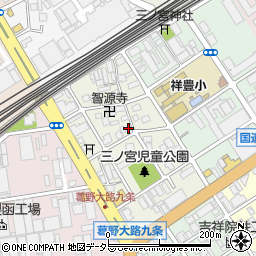 京都府京都市南区吉祥院三ノ宮西町58周辺の地図