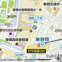 静岡県作業所連合会・わ（ＮＰＯ法人）周辺の地図