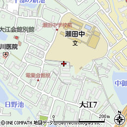 瀬田メディエートプラザＡ棟周辺の地図
