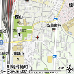 京都府京都市西京区川島北裏町18周辺の地図