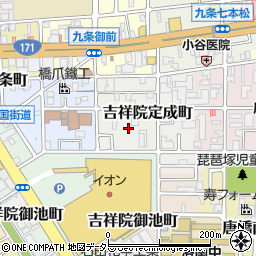 京都府京都市南区吉祥院定成町12-1周辺の地図