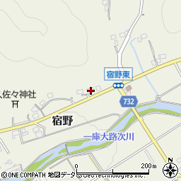 大阪府豊能郡能勢町宿野479周辺の地図