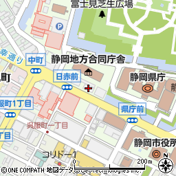 報知新聞社静岡支局周辺の地図
