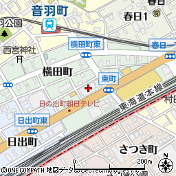 静岡朝日テレビ技術局周辺の地図