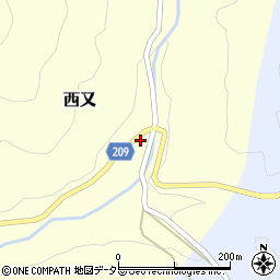 静岡県静岡市葵区西又1974周辺の地図