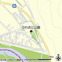 かわおと公園周辺の地図