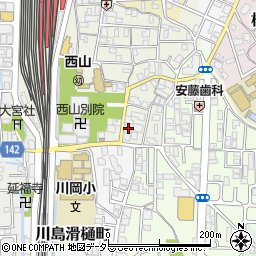 京都府京都市西京区川島北裏町21周辺の地図
