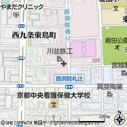 京都府京都市南区東九条西山町10周辺の地図