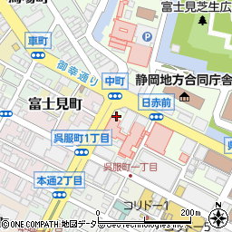 静岡県高等学校　ユニオン周辺の地図