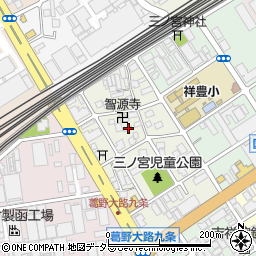 京都府京都市南区吉祥院三ノ宮西町56周辺の地図
