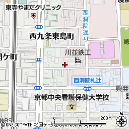 京都府京都市南区東九条西山町7周辺の地図