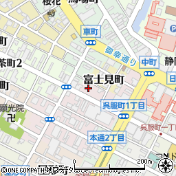 静岡県静岡市葵区金座町周辺の地図