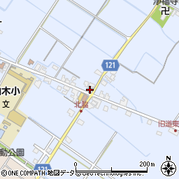 滋賀県甲賀市水口町北脇1164周辺の地図