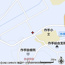 愛知県新城市作手高里中屋敷周辺の地図