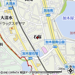 愛知県東海市加木屋町石塚周辺の地図